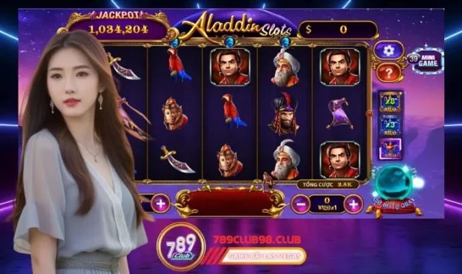 Giải mã sức hút của trò chơi Aladdin Slots tại cổng game 789Club